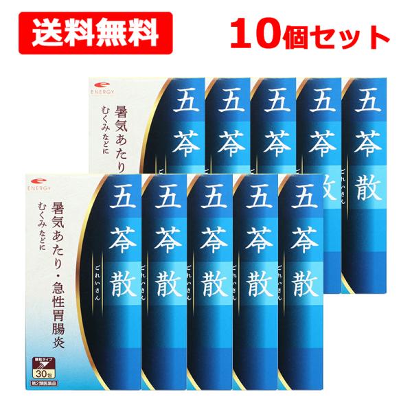 【特別大奉仕 送料無料】【第2類医薬品】二日酔いに エナジー 五苓散料 エキス顆粒 1.5g×30包×10個セット 50日分 ごれいさんりょう 低気圧 頭痛 めまい 漢方
