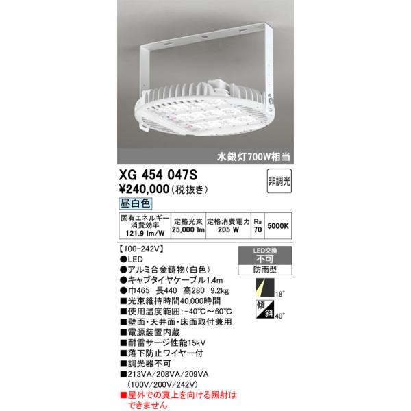 ODELIC（オーデリック） XG454047S LED投光器 : でんきサロンまてり