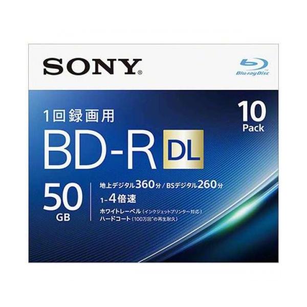 録画用 BD-R DL Ver.1.2 1-4倍速 50GB 10枚