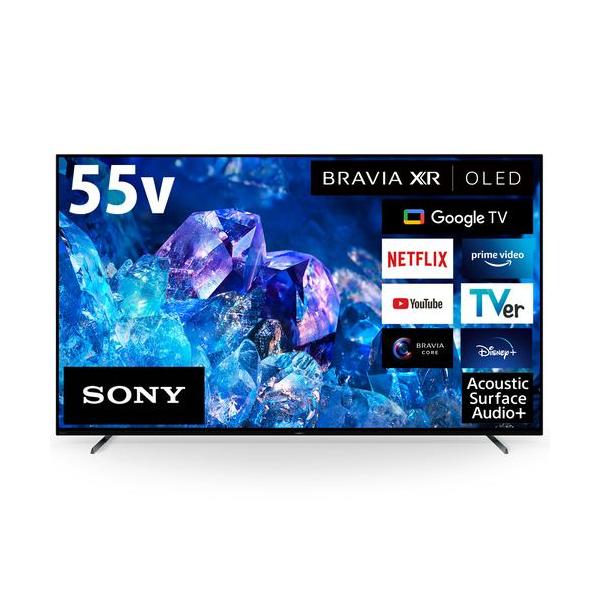 ソニー SONY BRAVIA ブラビア 有機ELテレビ 55V型 4Kチューナー内蔵 XRJ-55A80K〈XRJ55A80K〉