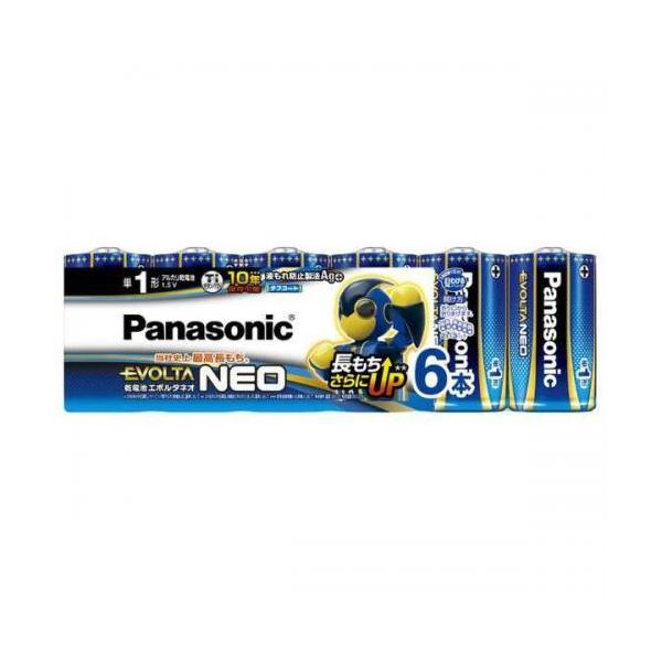パナソニック LR20NJ／6SW 乾電池エボルタネオ 単1形 6本パック LR20NJ/6SW