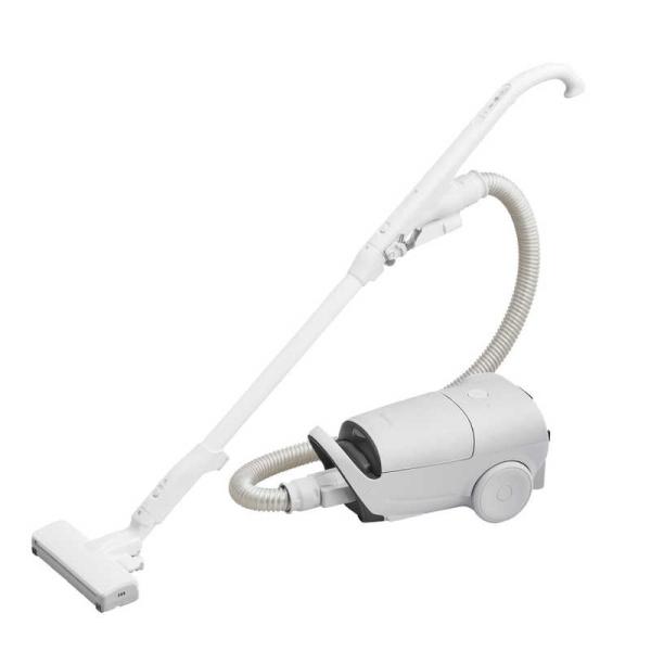 ●本体サイズ(幅×高さ×奥行)：195×191×383mm●本体重量：2.0kg●集じん方式：紙パック式●集じん容量：1.2L●消費電力：840〜約380W●吸引仕事率：300〜約100W●運転音：62〜約59dB●ブラシタイプ：パワーブラ...