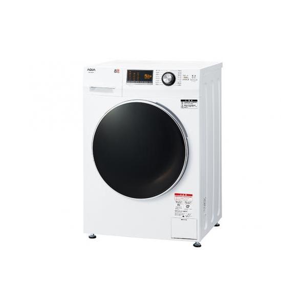 送料設置無料　アクア　最新モデル　ドラム式洗濯機　8.0㌔ 楽天市場】AQUA アクア (左開き) 8.0kgドラム式洗濯乾燥機 まっ