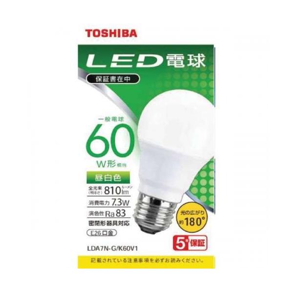 ���� TOSHIBA LED�d�� �L�z�� �����F 60W�`���� E26 �����F LDA7N-G/K60V1 �qLDA7NGK60V1�r
