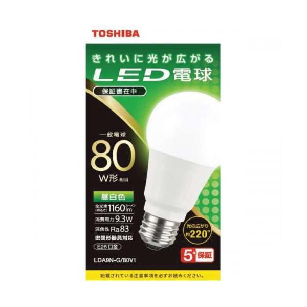 TOSHIBA（東芝） TOSHIBA LED電球 全方向 昼白色 80W形相当 LDA9N-G