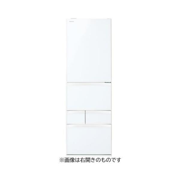 東芝冷蔵庫グランホワイトGR-T41GXKL-EW 　5ドア 左開き 411L Amazon.co.jp: 東芝 冷蔵庫 幅60㎝ 411L グランホワイト GR