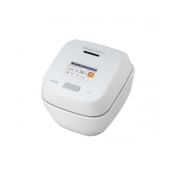 TOSHIBA RC-10ZWT 圧力IH炊飯ジャー 動作品 TOSHIBA（東芝） 真空圧力IH炊飯器 炎匠炊き 5.5合炊き グランホワイト