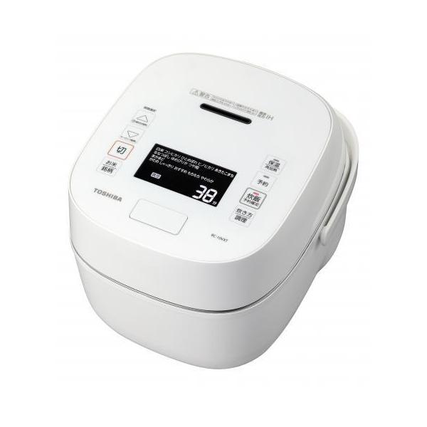 TOSHIBA 東芝 真空圧力IH炊飯器 5.5合炊き グランホワイト RC