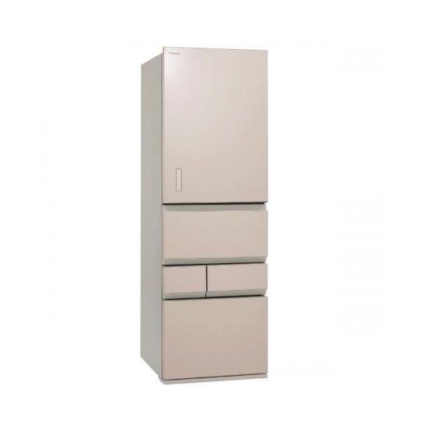 TOSHIBA 【配送設置無料】東芝 冷蔵庫 5ドア 501L 左開き VEGETA