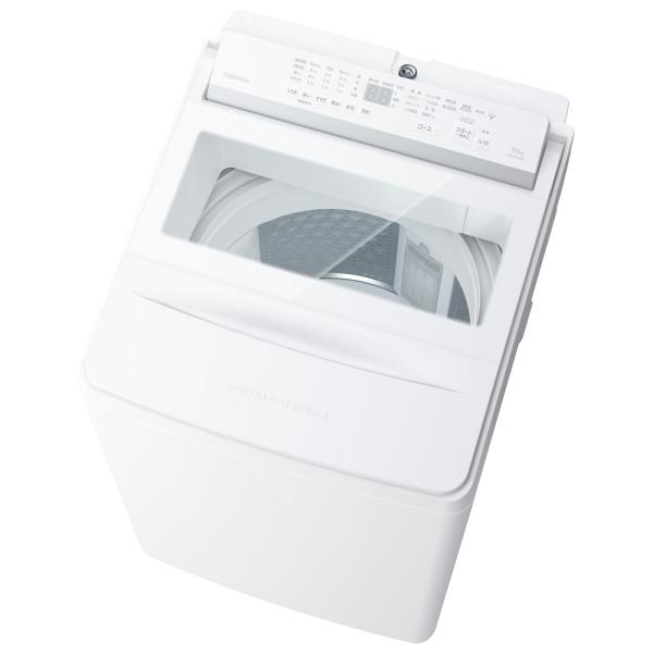 東芝 TOSHIBA 全自動洗濯機-インバーター洗濯機 ZABOON グランホワイト