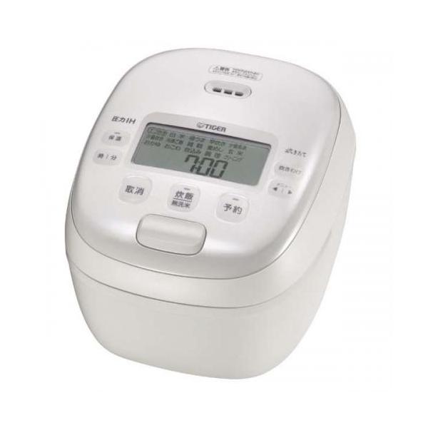 【新品未使用】TIGER 炊飯器 JKD-V100-W ホワイト 炊きたて タイガー 炊飯器 IH 5 5合 炊きたて 炊飯ジャー JKD-V100-W