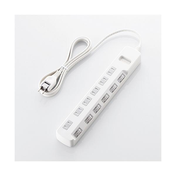 �G���R�� ELECOM �ق���h�~�V���b�^�[�E�ʃX�C�b�`�t �ȃG�l�^�b�v 6�� 2m �z���C�g T-E6A-2620WH �q-E6A-2620WH�r