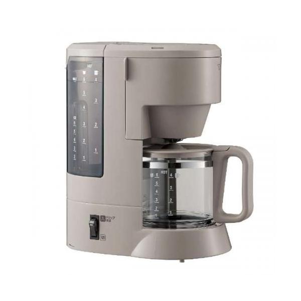 ●カラー：グレイッシュブラウン●容量：コーヒーメーカー部：0.81L（約1〜6杯分）●本体サイズ（約）：幅23.0×奥行15.5×高さ28.0cm●重量：約1.7kg●消費電力：650W●コード長：1.3m●付属品：計量スプーン