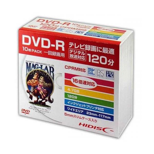 HI-DISC ^pDVD-R 4.7GB 16{Ή 10 CPRMΉ HDDR12JCP10SC nCfBXN qHDDR12JCP10SCr