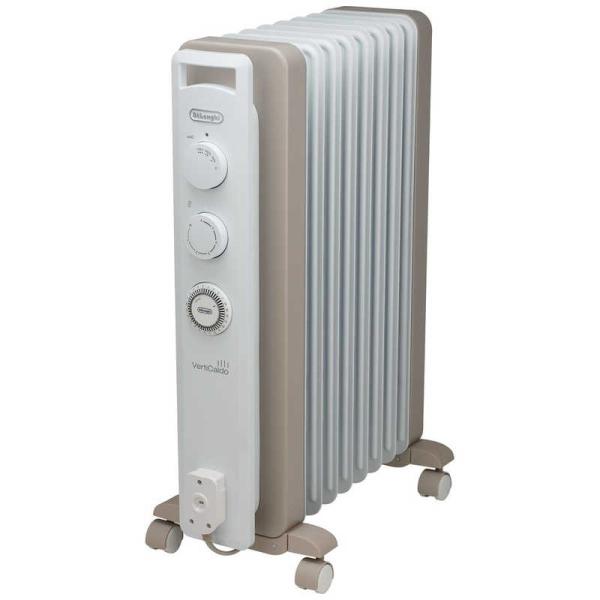 他サイト： デロンギ ヴェルティカルド オイルヒーター カモミールホワイト 最大10畳 RHJ21F0812-WHの商品画像