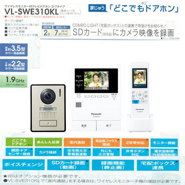 在庫あり 送料無料 即納 昼12時まで当日出荷 パナソニック Vl Swe310kl テレビドアホン 家じゅうどこでもドアホン セット 要工事 でんきの王様 通販 Paypayモール