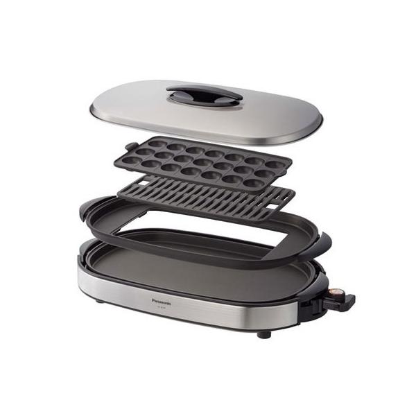 Panasonic NF-W300 ホットプレート　焼肉　たこ焼き Panasonic ホットプレート NF-W300-S たこ焼きプレート 焼肉プレート