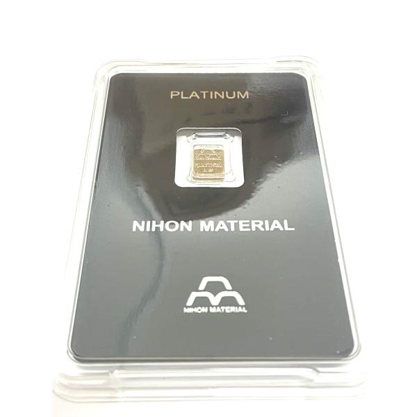 新品 インゴット 1g インゴット カード 1g PT 日本マテリアル 純