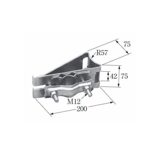 ララ様 一式 イワブチ【 RALA 】避雷突針支柱取付金具【1個単位】 : 電せつNねっと