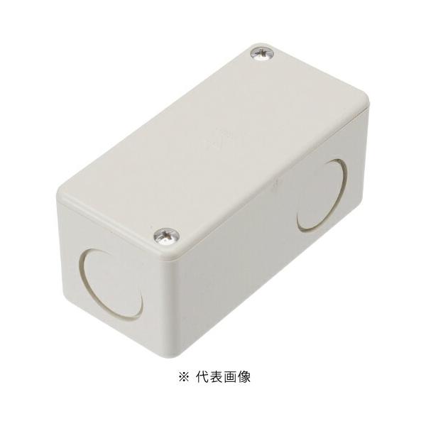 未来工業 PVU-J ユニバーサルボックス ノック付 色 ベージュ : 電材