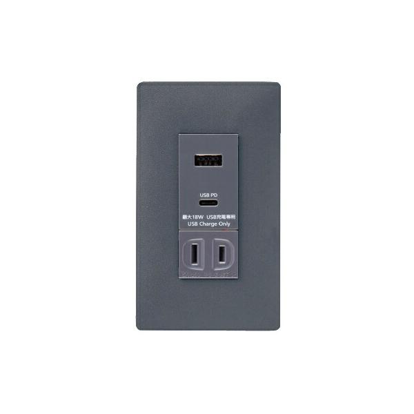 Panasonic（パナソニック） WTL147740H+WTL7003HK プレート付埋込充電