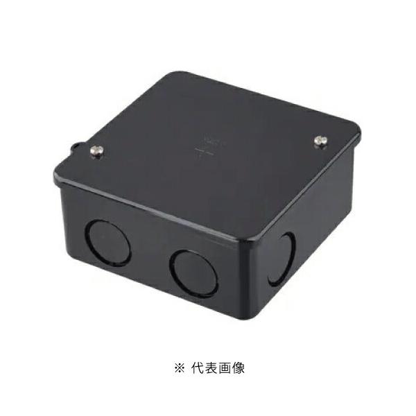 他サイト： 未来工業  PVK-ANK PVKボックス中形四角浅型ノック付 色 黒　※原材料問題で長納期となる場合ございますの商品画像