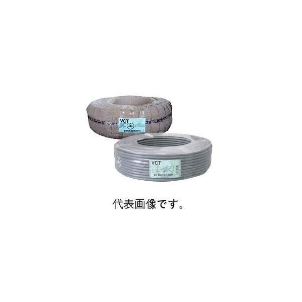 富士電線 VCT2SQ×3心 ビニルキャプタイヤコード VCT 灰色 切売 1mより