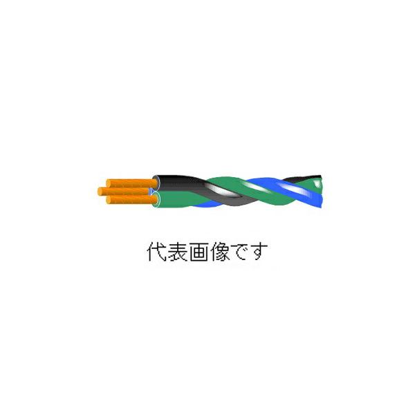 愛知電線 DV2.0mmx2C 引込用ビニル絶縁電線(DV) 2個より 中部電力仕様 100m巻