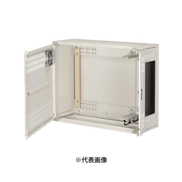 日東工業 THD34-865W-DF HUB収納キャビネット 壁掛けワイドドアファン