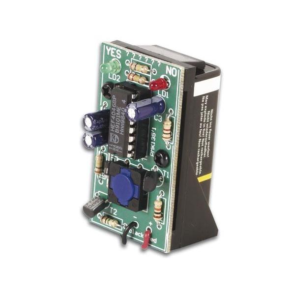 ※本製品は受注後に組立てますので、納期は1〜2週間程度お見込みください。・工作キットWSG135組立品です。2択の決断に迷った際に。。。消費電流: 1μAアイドル時/ 8mA使用時自動電源off電源: 9V乾電池(別売)寸法: 55 x 3...