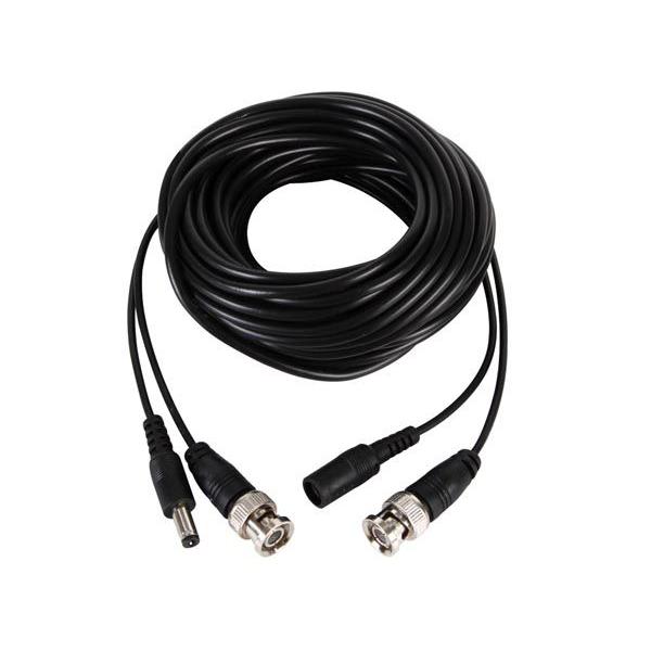 CCTVビデオ（BNCコード）&電源コード（DCジャック5.5x2.1）- 10M