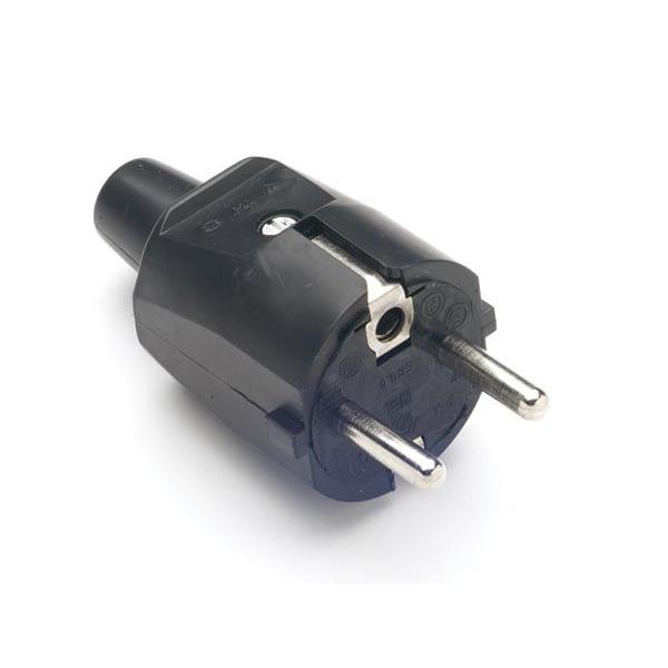 欧州AC組立オスプラグ 250V/16A ストレート : デンシ電気店 ヤフー