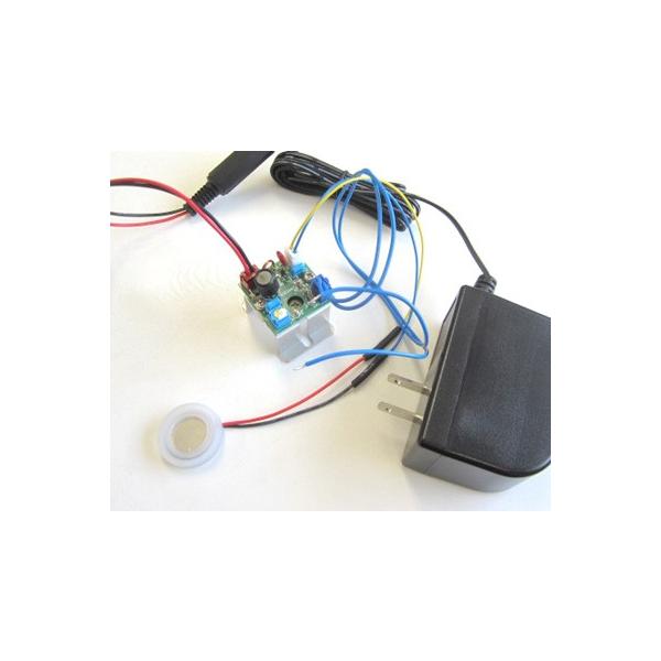 セラミック超音波振動子2.5MHｚ+動作確認用回路+スイッチング電源