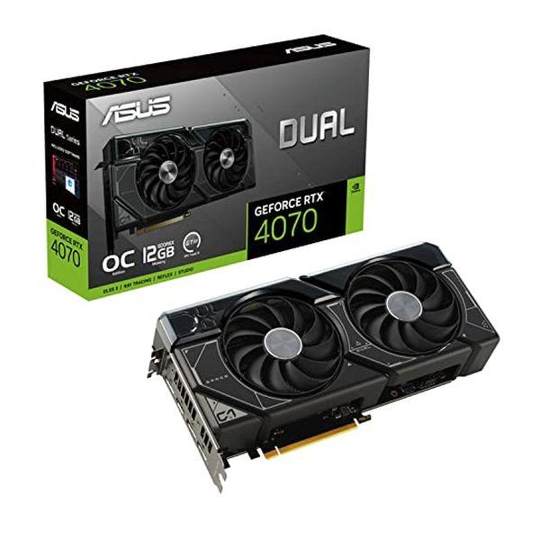 新品】ASUS エイスース グラフィックボード DUAL-RTX4070-O12G DUAL 