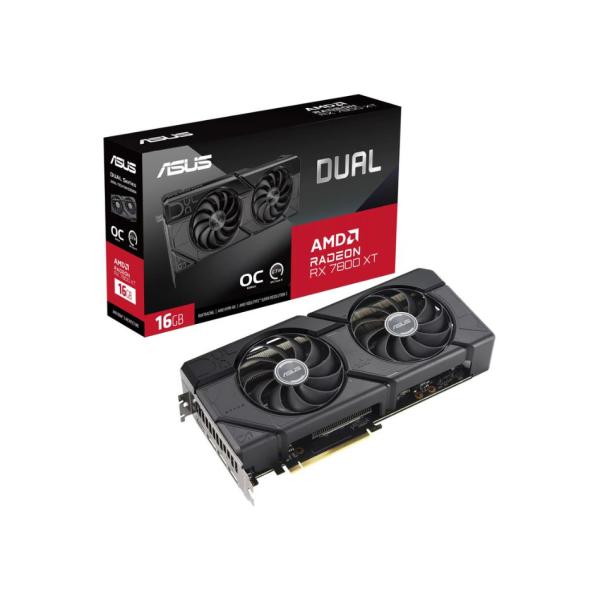 グラフィックボード・グラボ・ビデオカード ASUS DUAL RX7800XT 16GB ASUS Dual Radeon™ RX 7800 XT OC Edition 16GB GDDR6