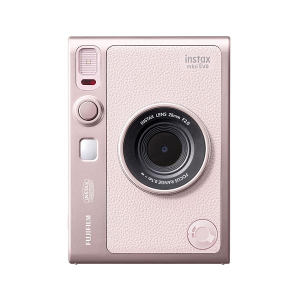 デジタルとアナログが融合したハイブリッドチェキ「instax mini Evo」。液晶画面で撮影画像を確認してからプリントでき、表現の自由度が大幅アップ。F2.0レンズと10種類のレンズ・フィルムエフェクトで多彩な写真表現が可能。USB T...