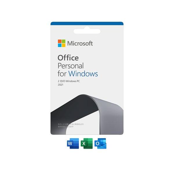 Microsoft - 【未使用正規品】Office Personal for windows版2台分 マイクロソフト 【即日発送】【新品】Microsoft Office Personal