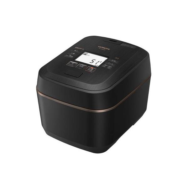 HITACHI RZ-W100FM K 炊飯器 漆黒　日立 日立 炊飯器 5.5合 圧力&スチームIH 蒸気カット RZ-V100GM K