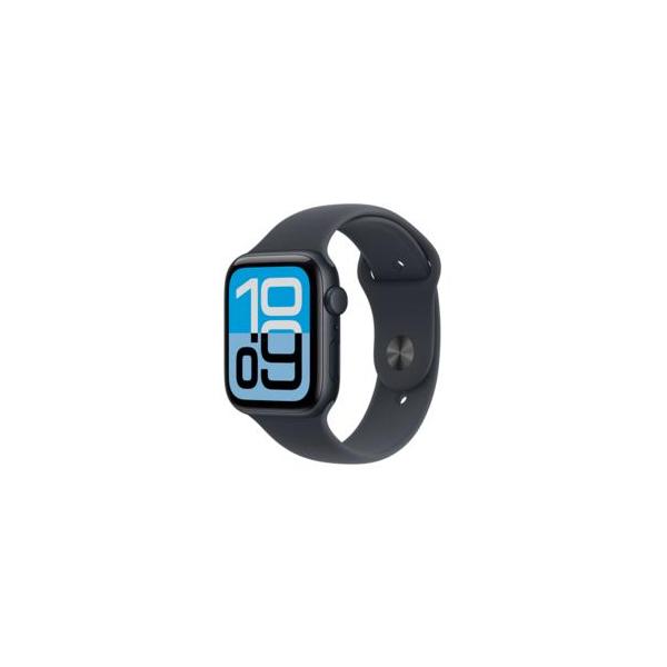 【ラッピング可】【即日発送】【新品】Apple Watch SE 3 GPSモデル 44mm MJL74J/A ミッドナイトアルミニウムケースとネイビーブルースポーツバンド S/M