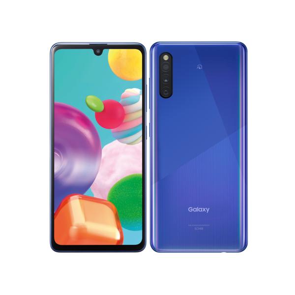 Galaxy 【即日発送】Galaxy A41 SCV48 blue ブルー SIMフリー Au SIM