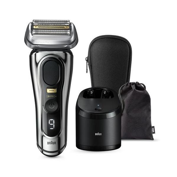 【ラッピング可】【新品】BRAUN ブラウン メンズシェーバー シリーズ9  Pro＋ 9556cc-V メタリックシルバー