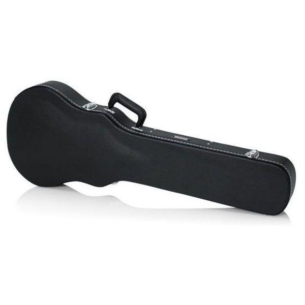 Gator Cases GW-LPS エレキギター用 ハードケース Deluxe Wood Series 木製 ブラック GW-LPS (レスポールタイプ対応) 【国内正規品】