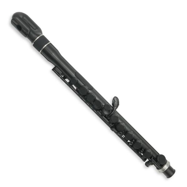 NUVO ヌーボ N220JFBK プラスチック製管楽器 完全防水仕様 フルート C調 jFlute 2.0 Black/Black N220JFBK (専用ハードケース付き) 【国内正規品】