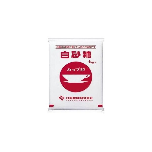 ds-2301732 （まとめ）日新製糖 カップ 印 白砂糖（上白糖）1kg 1袋【×20セット】 (ds2301732)