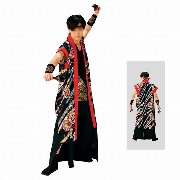 高品質 よさこい衣装 よさこい 袖無し半天 C095 お祭用品 祭用品 お祭り 着物
