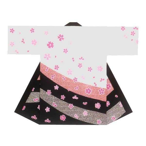 よさこい 長半纏 法被 半天 袢天 半被 衣装 綿100% 桜柄 YOSAKOI