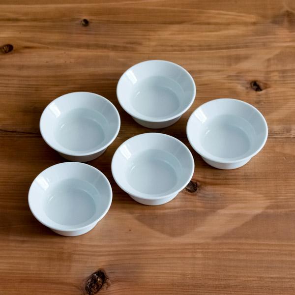 TY Round Deep Plate Plain White 120mm 5個セット ( 1616 / arita