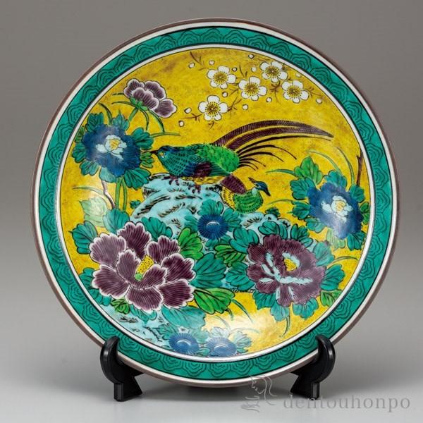 九谷焼 飾皿 38㌢ 【公式通販】