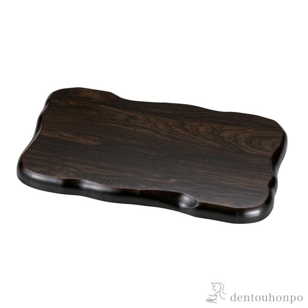 優美な風合いの黒丹調花台は、和の趣を感じる一品。日常に彩りをあたえ、お部屋を品よく演出します。置くものの魅力を一層引き立てる花台で。上質なひとときを、あなたの空間に添えてください。■ 平板 （黒丹調） 14号 【 九谷焼 】＜仕様＞・ショッ...