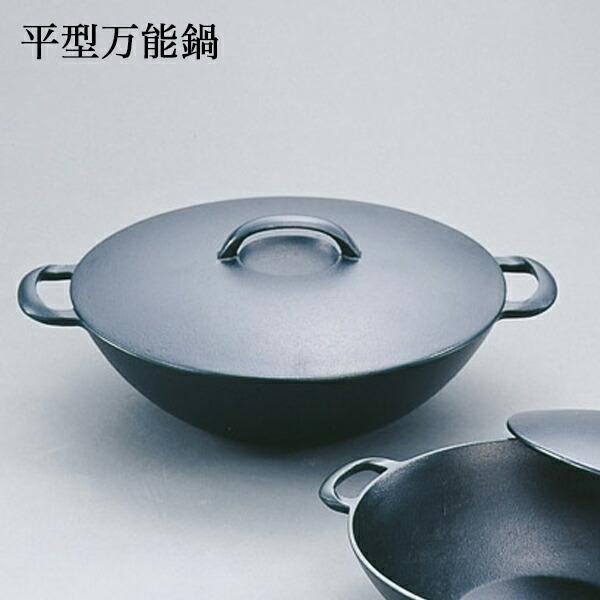 岩鋳（IWACHU） 南部鉄器 万能鍋 平型 IH対応 大 ( 岩鋳 父の日